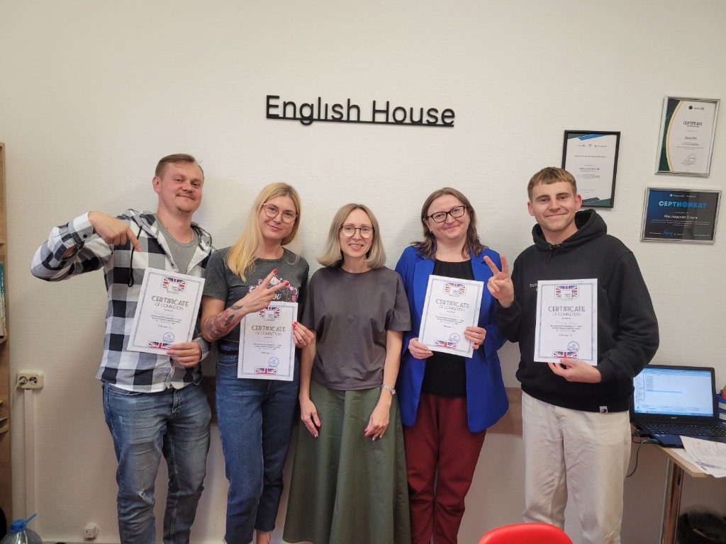 Индивидуальные занятия английским языком — на занятиях в English House